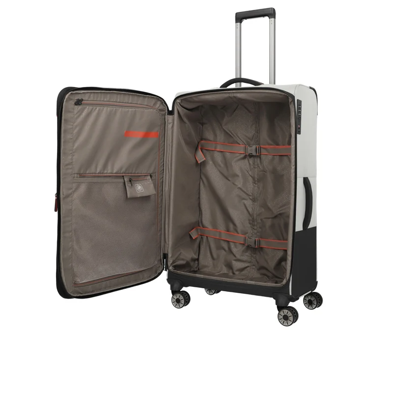 Travelite Crosslite - Trolley de 4 ruedas L 77 cm expandible (natur)