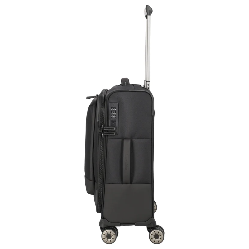 Travelite Crosslite - Trolley de cabina con 4 ruedas S 55 cm (black)