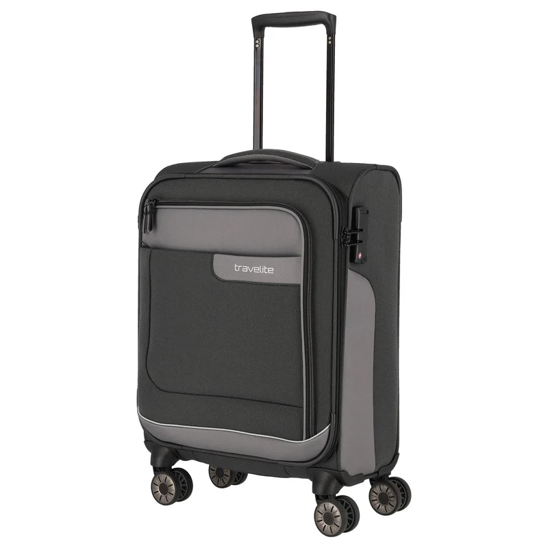 Travelite Viia - Trolley de cabina con 4 ruedas S 55 cm (Schiefer)