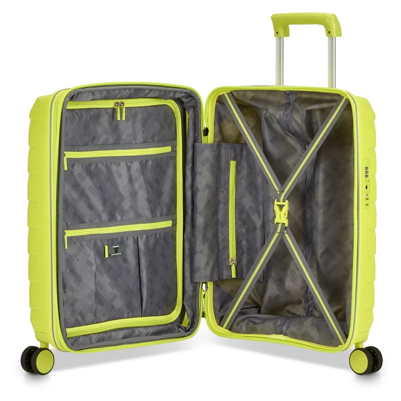 Roncato Skyline 2.0 - Maleta de cabina 4 ruedas S 55 cm (color: cyber lime)