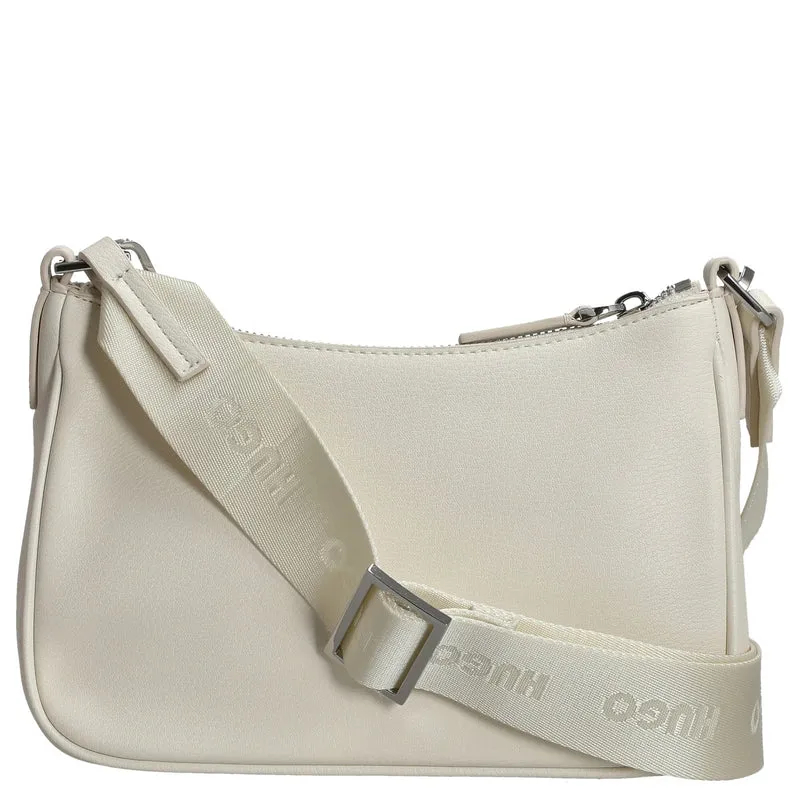 HUGO Women's Bel 2.0 - Bolso bandolera 22 cm (open white)