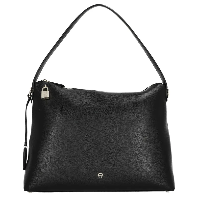 Aigner Delia - Bolso de hombro L 39 cm (black)