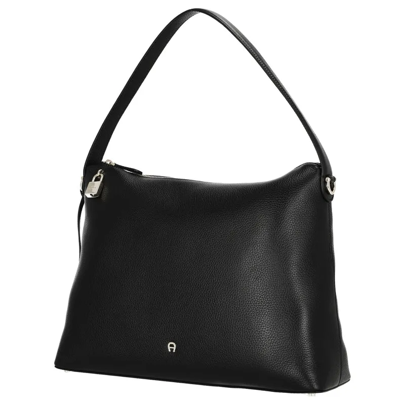 Aigner Delia - Bolso de hombro L 39 cm (black)