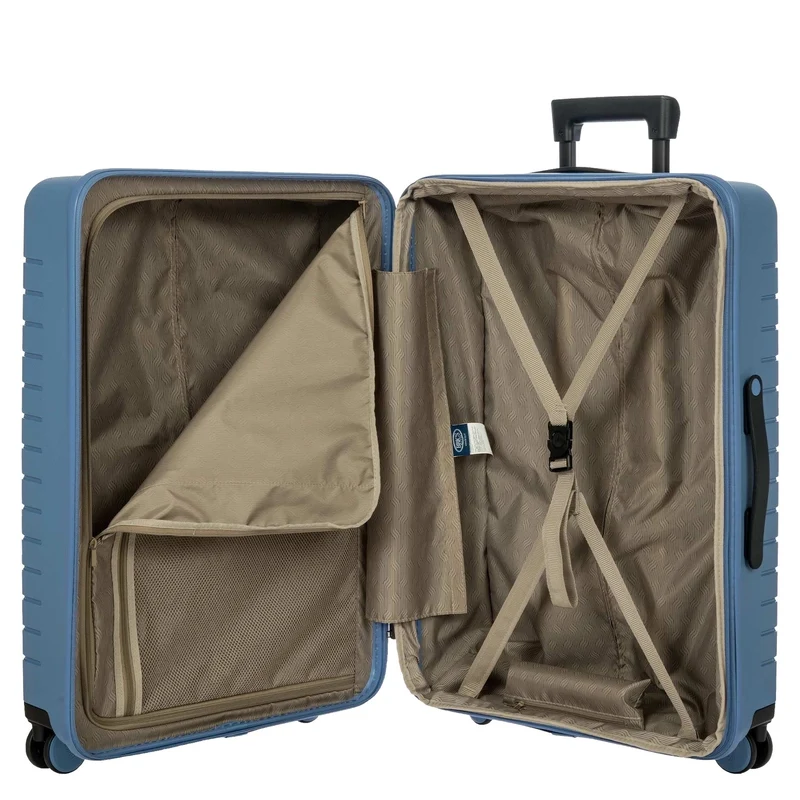 Brics BY Ulisse - Trolley de 4 ruedas 71 cm expandible (grey blue)