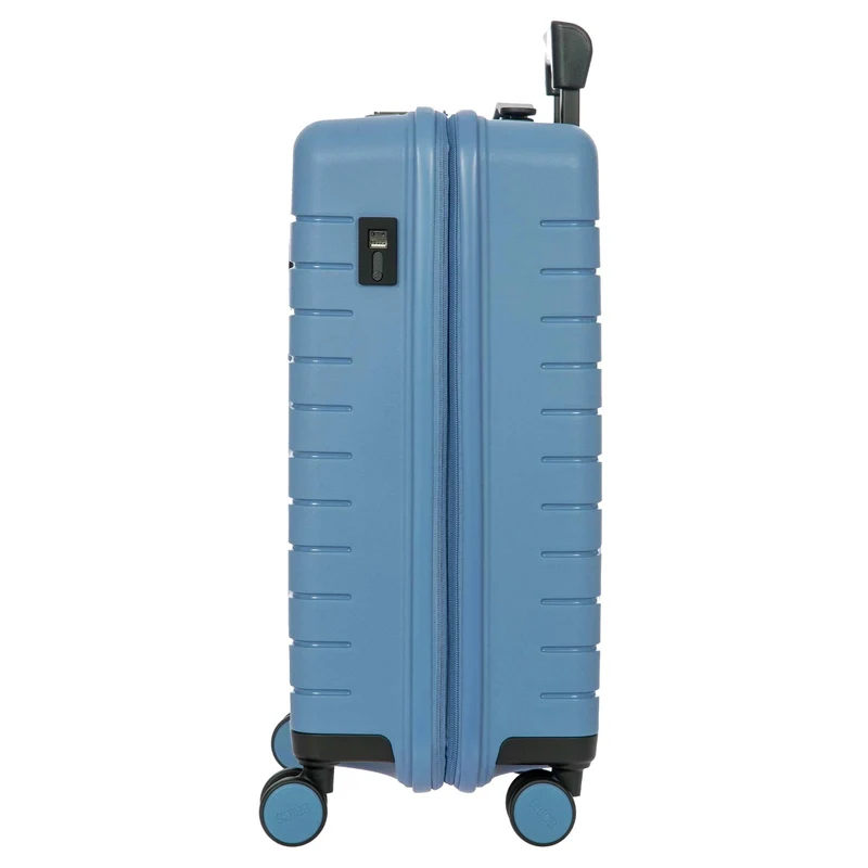 Brics BY Ulisse - Trolley de cabina de 4 ruedas 55 cm expandible (grey blue)