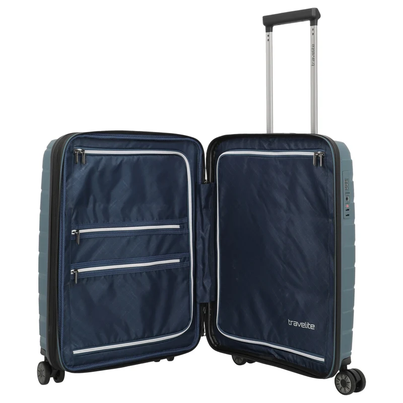 Travelite Air Base - Trolley de cabina S 55 cm expandible (iceblue)