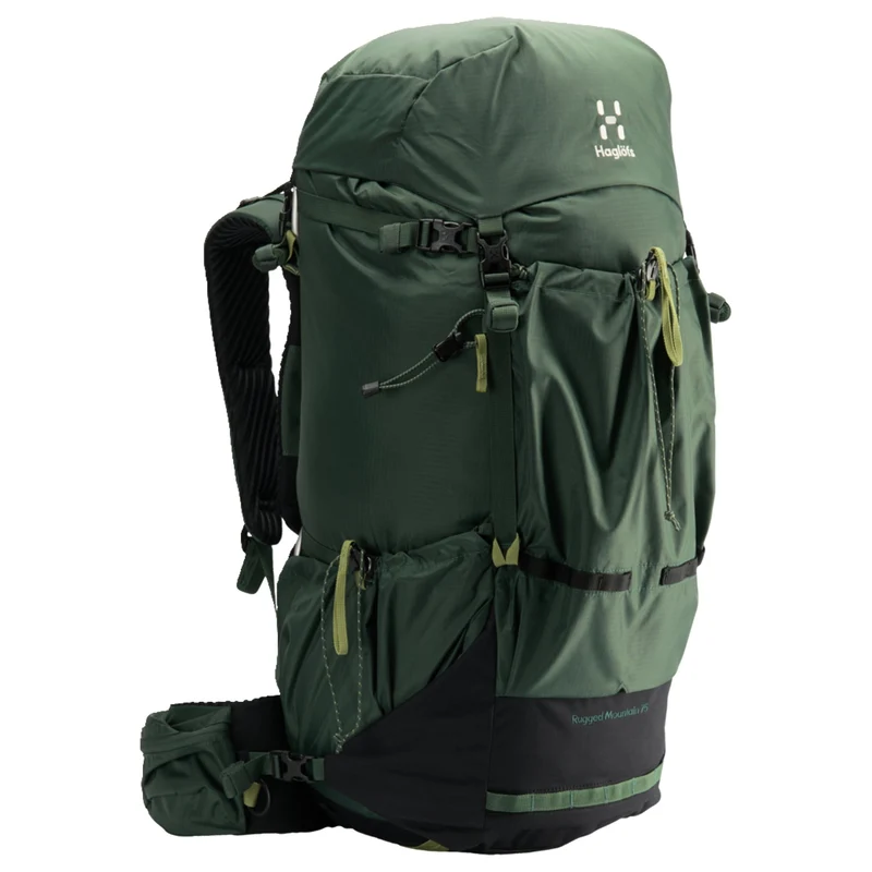 Haglöfs Rugged Mountain 75 - Mochila de trekking 81 cm (fjell green/true black)