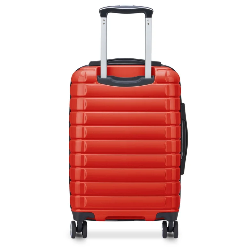 Delsey Paris Shadow 5.0 - Trolley de cabina con 4 ruedas y bolsillo delantero S 55 cm erw. USB (intensives rot)