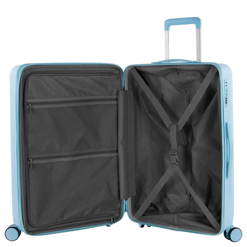 Heys Pastel - Trolley de 4 ruedas M 66 cm expandible (blue)