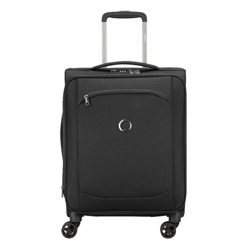 Delsey Paris Montmartre Air 2.0 - Trolley de cabina con 4 ruedas Slim Line S 55 cm (schwarz)