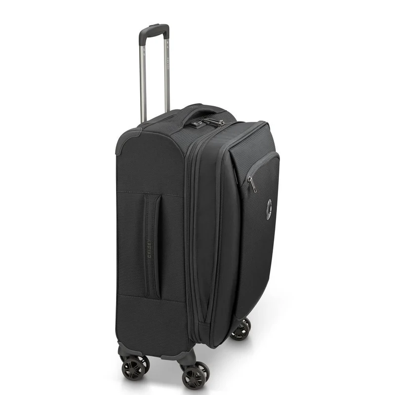 Delsey Paris Montmartre Air 2.0 - Trolley de cabina con 4 ruedas Slim Line S 55 cm (schwarz)