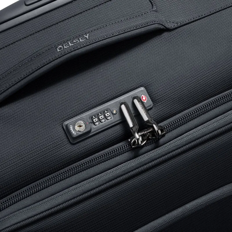 Delsey Paris Montmartre Air 2.0 - Trolley de cabina con 4 ruedas Slim Line S 55 cm (schwarz)