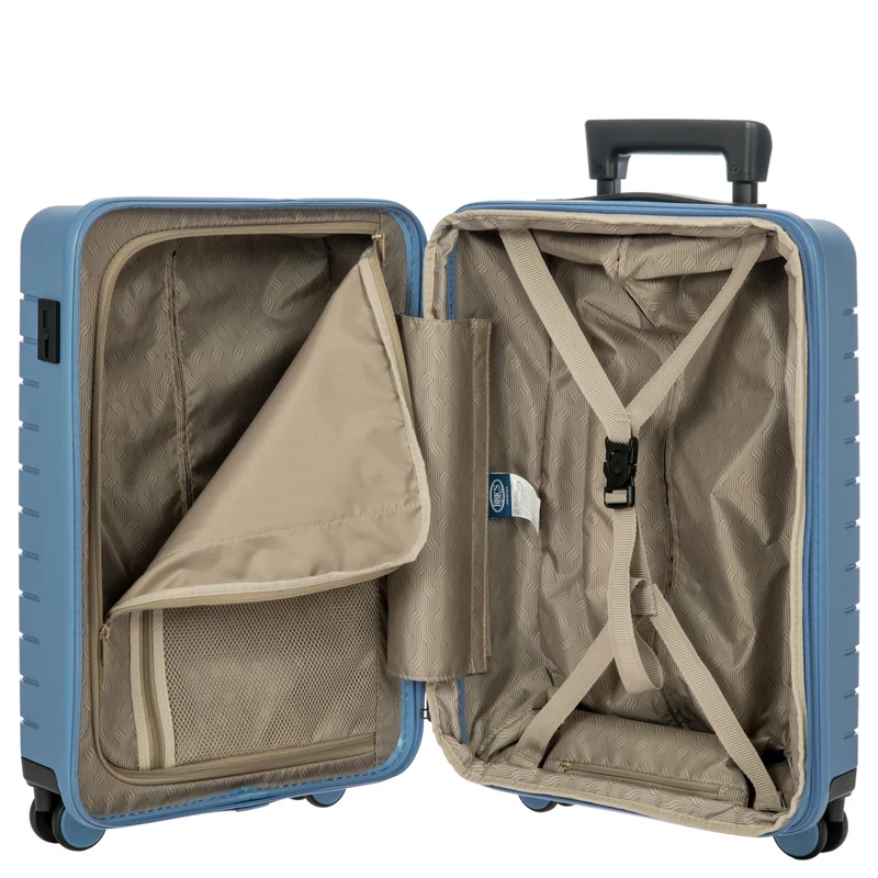 Brics BY Ulisse - Trolley de cabina con 4 ruedas 55 cm (grey blue)