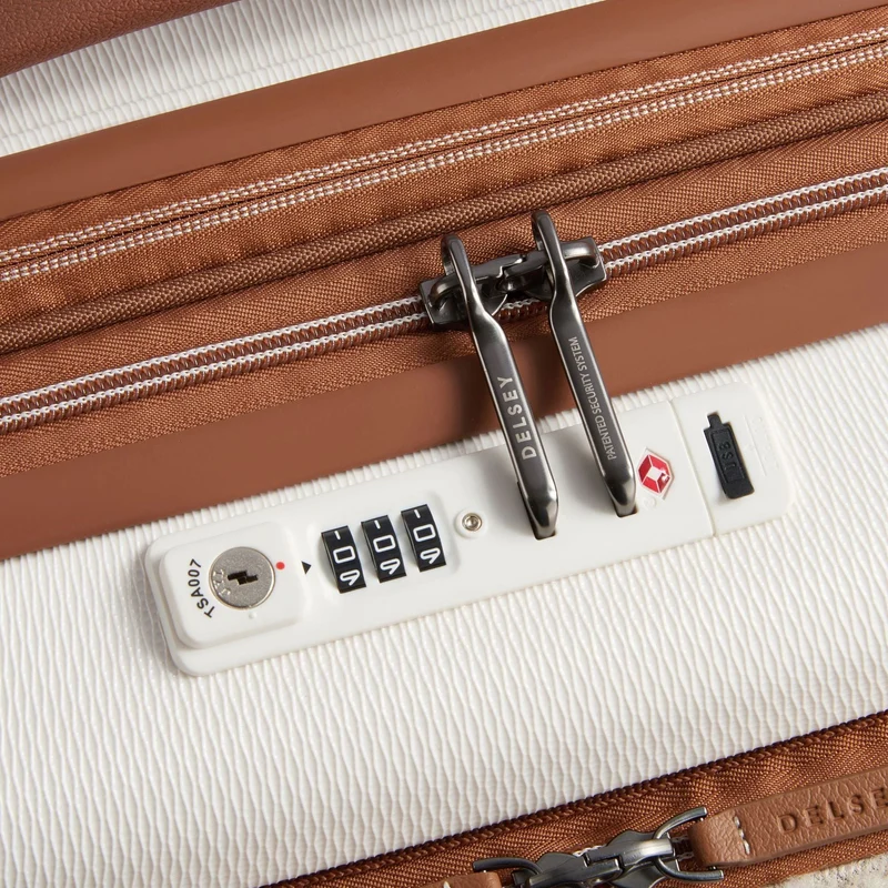 Delsey Paris Chatelet Air 2.0 - Trolley de cabina de 4 ruedas 55 cm expandible 14" USB (angora)