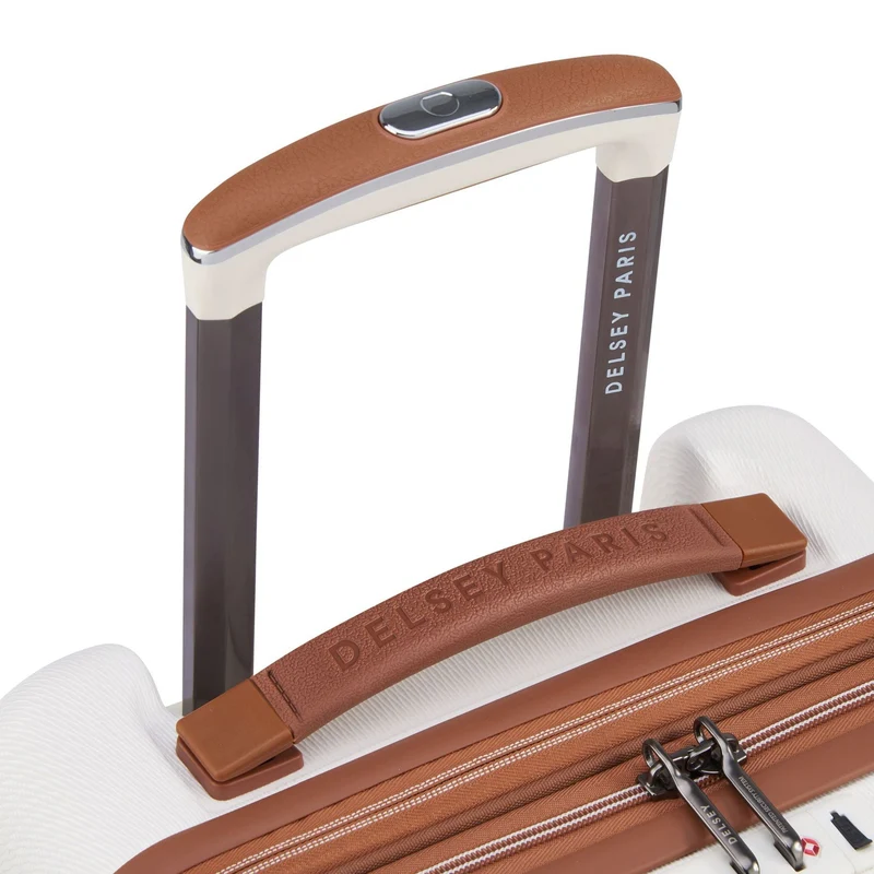 Delsey Paris Chatelet Air 2.0 - Trolley de cabina de 4 ruedas 55 cm expandible 14" USB (angora)