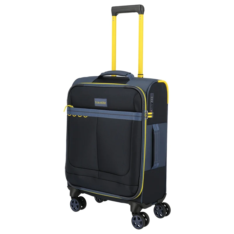 Travelite Color Craze - Trolley de cabina con 4 ruedas S 55 cm (dunkelblau)