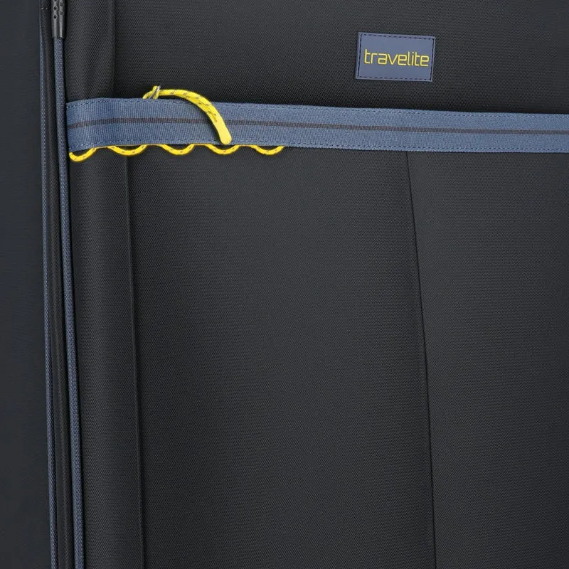 Travelite Color Craze - Trolley con 4 ruedas L 77 cm (dunkelblau)