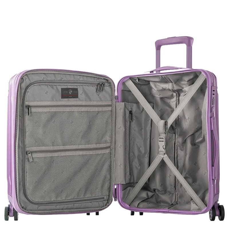 Heys Xtrak - Trolley de cabina con 4 ruedas S 55 cm expandible (lavender)