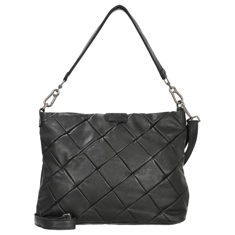 FREDsBRUDER Check My Hobo - Bolso bandolera 35 cm (black)