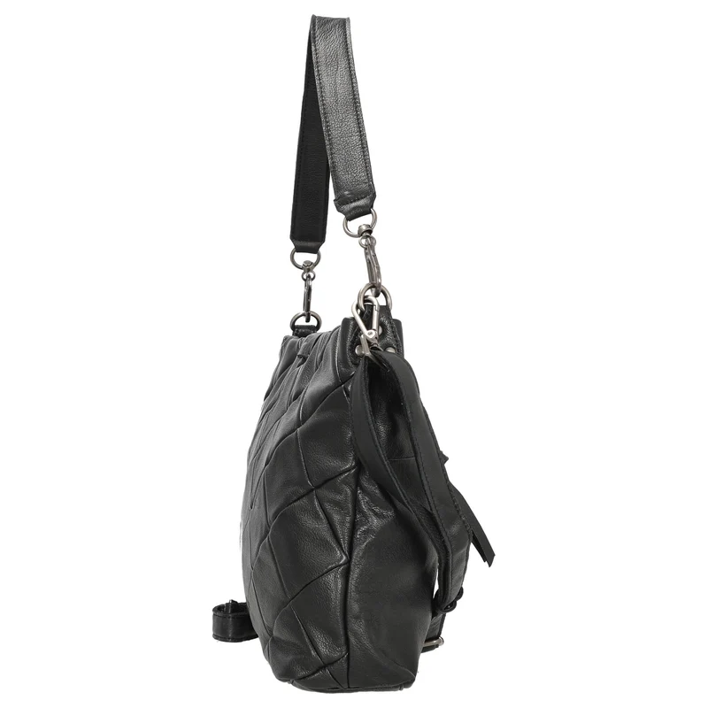 FREDsBRUDER Check My Hobo - Bolso bandolera 35 cm (black)