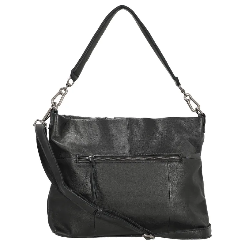 FREDsBRUDER Check My Hobo - Bolso bandolera 35 cm (black)