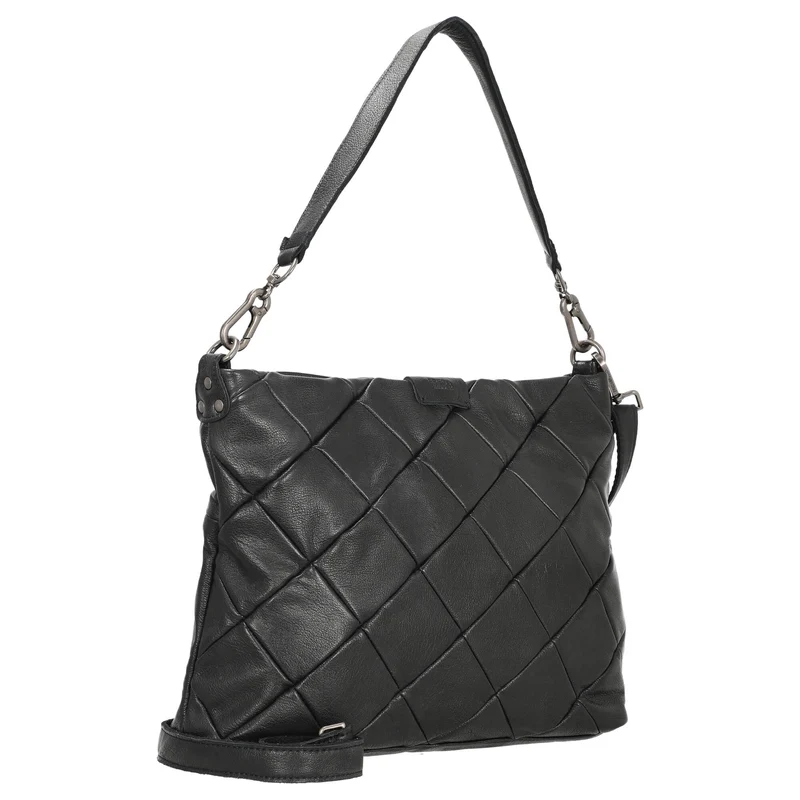 FREDsBRUDER Check My Hobo - Bolso bandolera 35 cm (black)