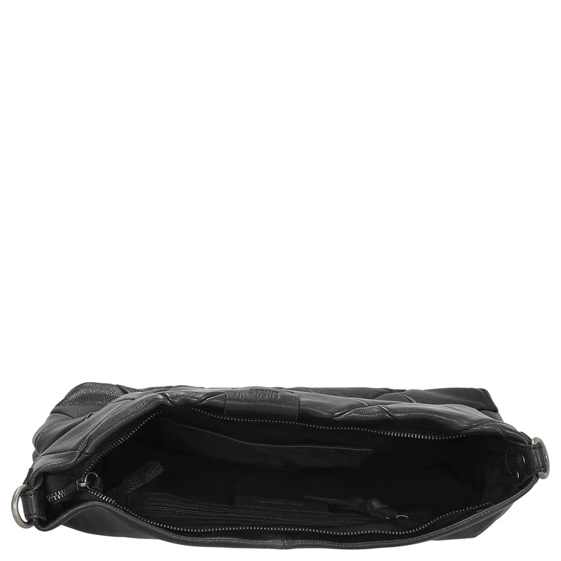 FREDsBRUDER Check My Hobo - Bolso bandolera 35 cm (black)