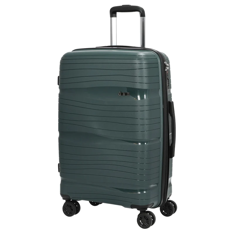 D&N Travel Line 4300 - Trolley con 4 ruedas M 66 cm (dunkelgrün)