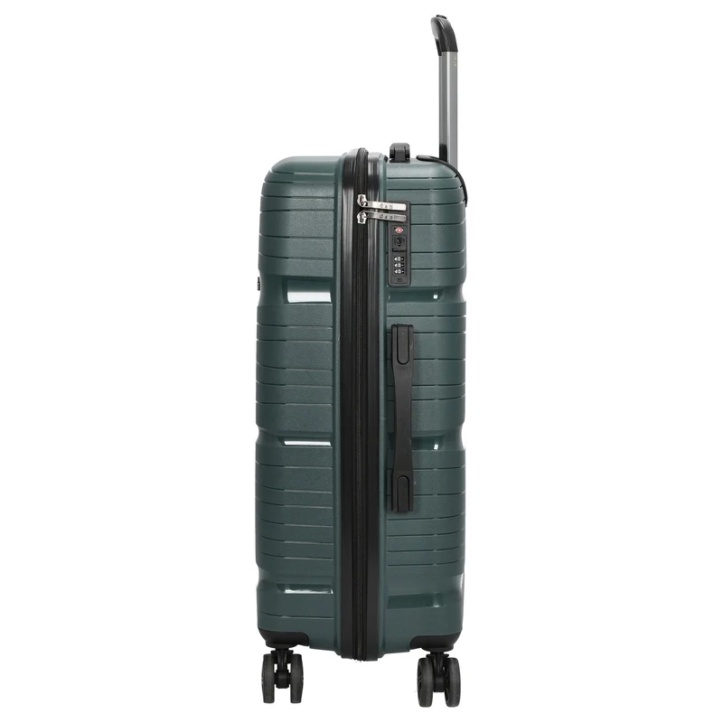 D&N Travel Line 4300 - Trolley con 4 ruedas M 66 cm (dunkelgrün)