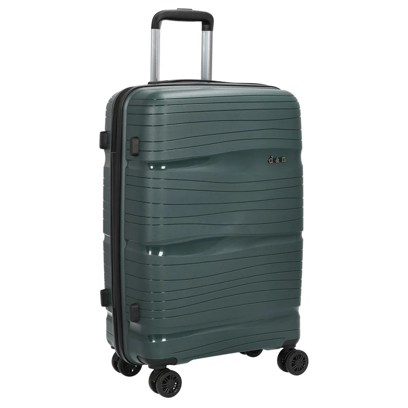 D&N Travel Line 4300 - Trolley con 4 ruedas M 66 cm (dunkelgrün)