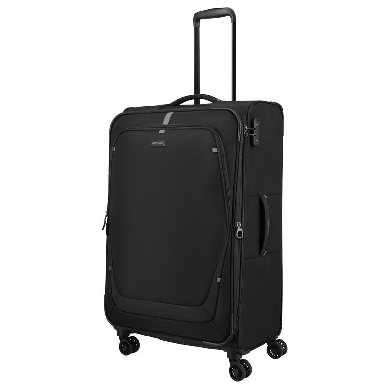 Travelite Umbria - Trolley de 4 ruedas L 77 cm expandible (schwarz)