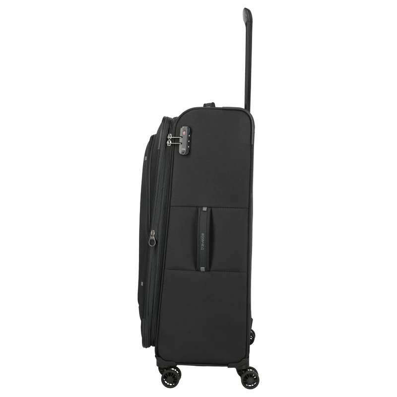 Travelite Umbria - Trolley de 4 ruedas L 77 cm expandible (schwarz)