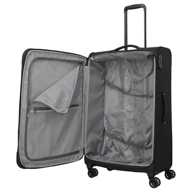Travelite Umbria - Trolley de 4 ruedas L 77 cm expandible (schwarz)