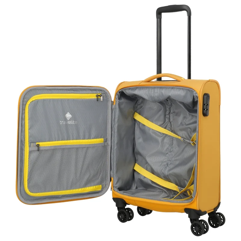 Travelite Umbria - Trolley de cabina con 4 ruedas S 55 cm (golden glow)