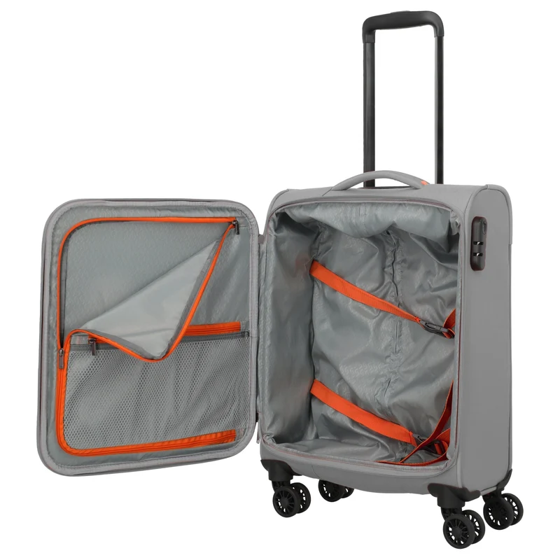 Travelite Umbria - Trolley de cabina con 4 ruedas S 55 cm (smoky grey)
