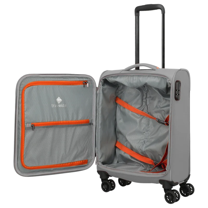 Travelite Umbria - Trolley de cabina con 4 ruedas S 55 cm (smoky grey)