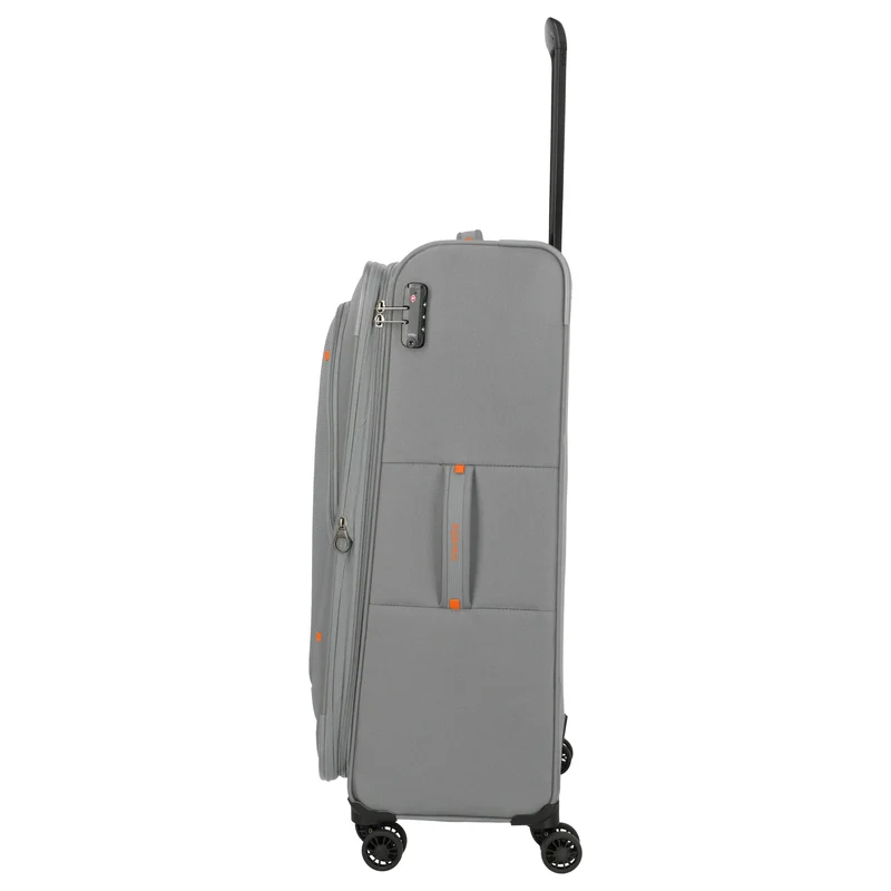 Travelite Umbria - Trolley de 4 ruedas L 77 cm expandible (smoky grey)