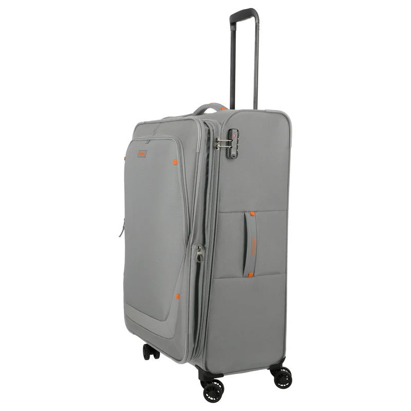 Travelite Umbria - Trolley de 4 ruedas L 77 cm expandible (smoky grey)