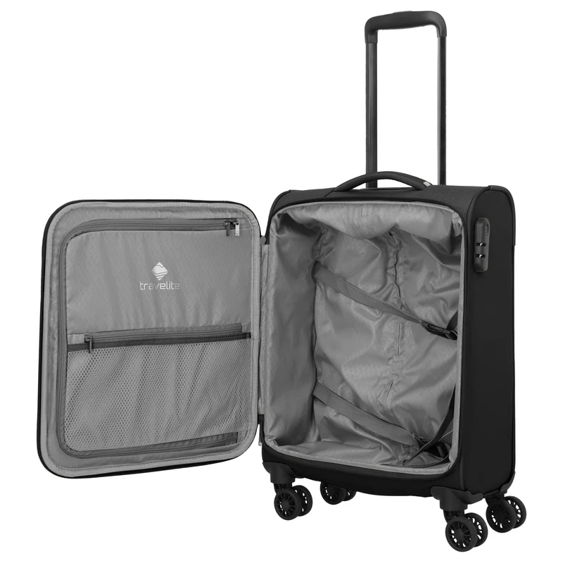 Travelite Umbria - Trolley de cabina con 4 ruedas S 55 cm (schwarz)