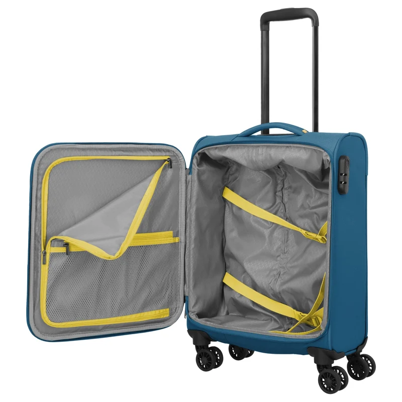Travelite Umbria - Trolley de cabina con 4 ruedas S 55 cm (petrol)