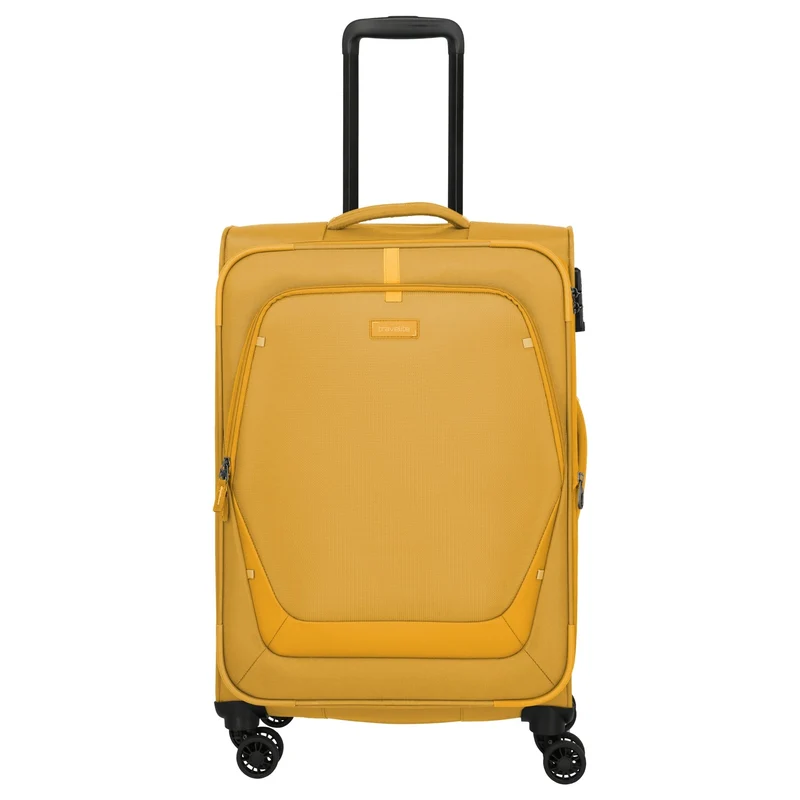 Travelite Umbria - Trolley de 4 ruedas M 67 cm expandible (golden glow)