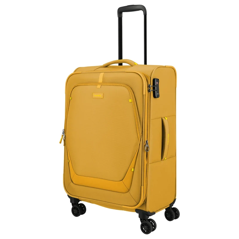 Travelite Umbria - Trolley de 4 ruedas M 67 cm expandible (golden glow)
