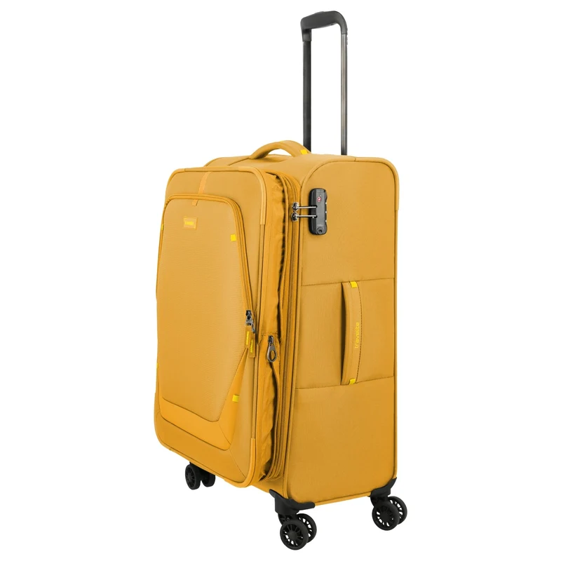 Travelite Umbria - Trolley de 4 ruedas M 67 cm expandible (golden glow)