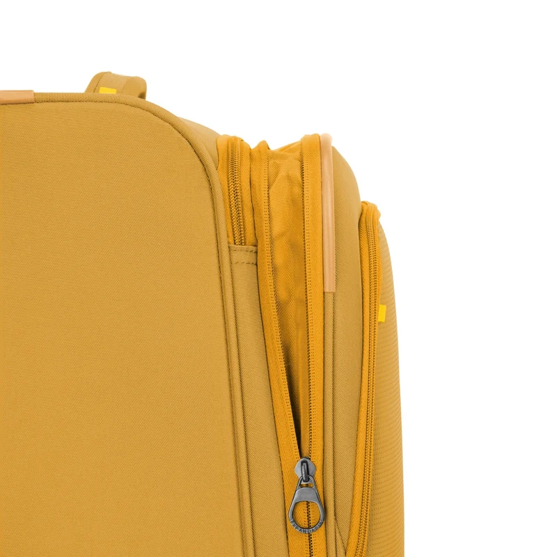 Travelite Umbria - Trolley de 4 ruedas M 67 cm expandible (golden glow)