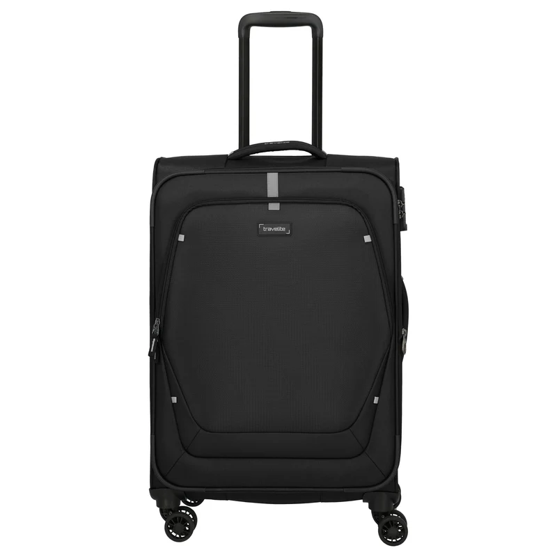 Travelite Umbria - Trolley de 4 ruedas M 67 cm expandible (schwarz)