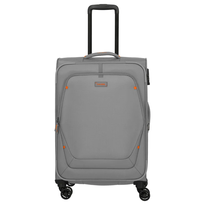 Travelite Umbria - Trolley de 4 ruedas M 67 cm expandible (smoky grey)