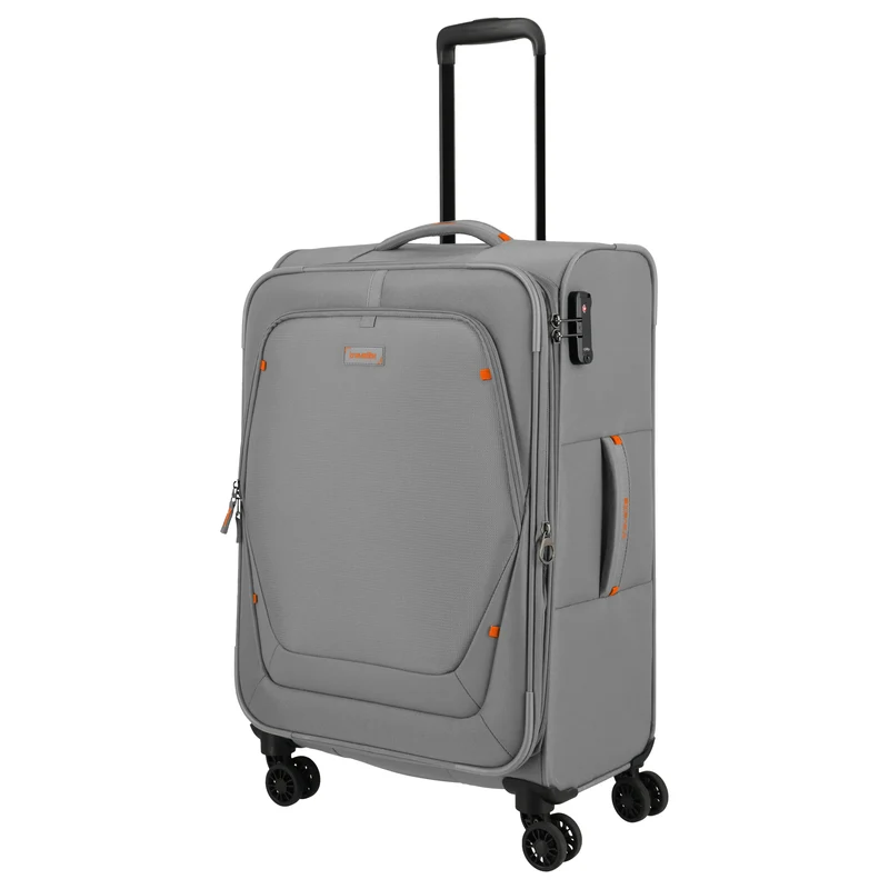 Travelite Umbria - Trolley de 4 ruedas M 67 cm expandible (smoky grey)
