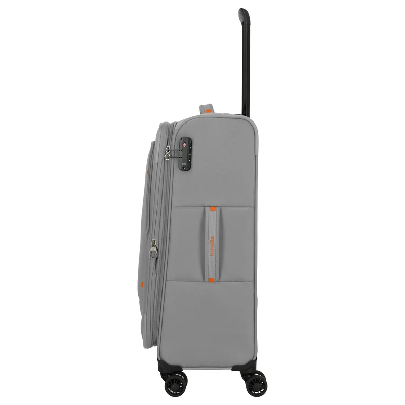 Travelite Umbria - Trolley de 4 ruedas M 67 cm expandible (smoky grey)