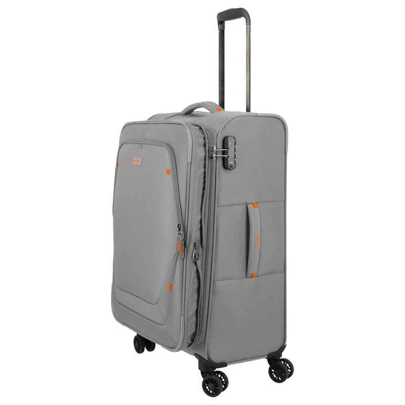 Travelite Umbria - Trolley de 4 ruedas M 67 cm expandible (smoky grey)