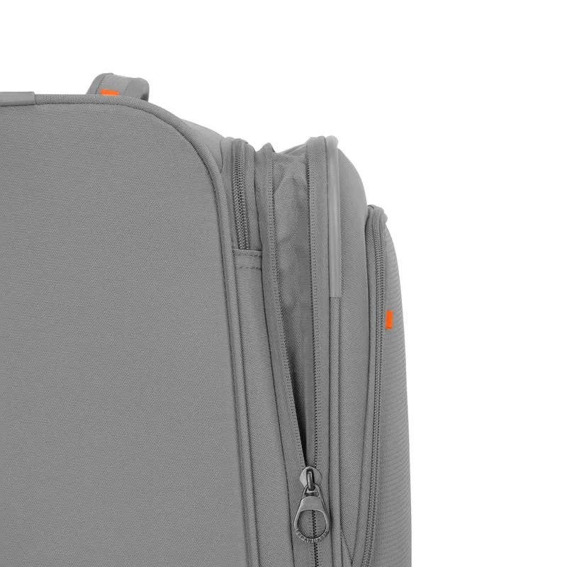 Travelite Umbria - Trolley de 4 ruedas M 67 cm expandible (smoky grey)